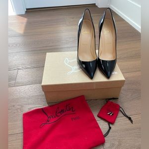 Christian Louboutin So Kate 120 Black Patent. Size 38